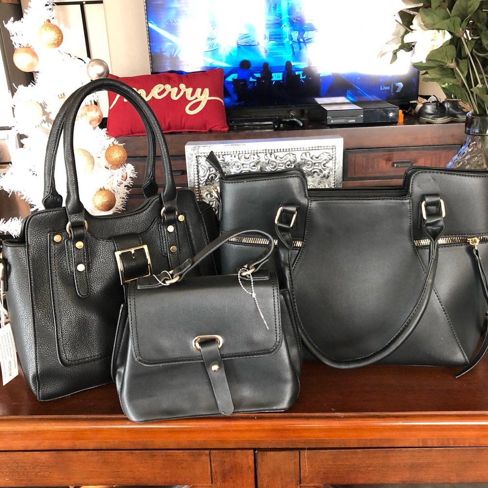 3 new bags satchel diaper bag handbag